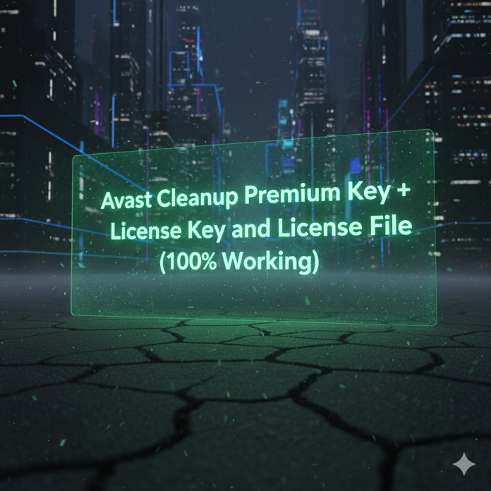 Avast Cleanup Premium Key + License File (100% Working) is one of the most sought-after tools for users looking to boost and optimize their Windows PC performance.