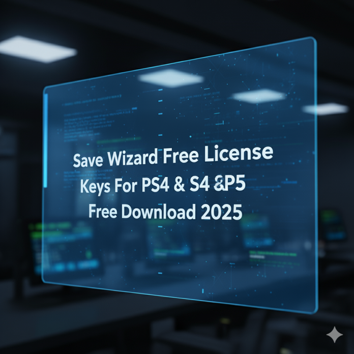 Save Wizard Free License Keys For PS4 & PS5 Free Download 2025